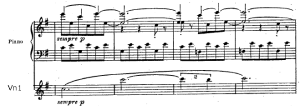 フォーレ「ピアノとオーケストラのための幻想曲」第211小節