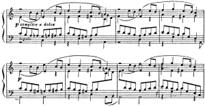 プロコフィエフピアノソナタ第3番58小節
