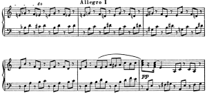 プロコフィエフピアノソナタ第3番160小節
