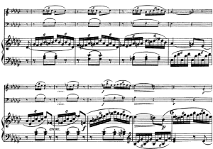 ハイドン ピアノ三重奏曲変ホ短調 Hob.XV-31より第1楽章
