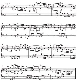 フランス組曲第１番よりジーグ