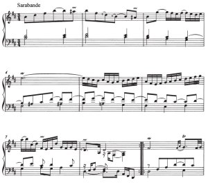 フランス組曲第３番よりサラバンド