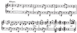 ハイドンのピアノソナタ XVI-50第1楽章
