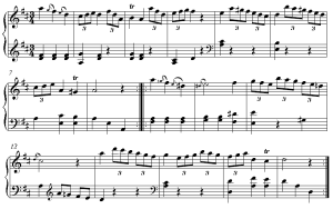 ハイドン　ピアノソナタ ニ長調 Hob XVI/D1 第2楽章